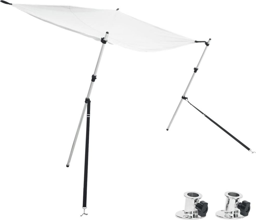 vidaXL T-Top-Beschattungsverlängerung Weiß 174x205x Produktbild 