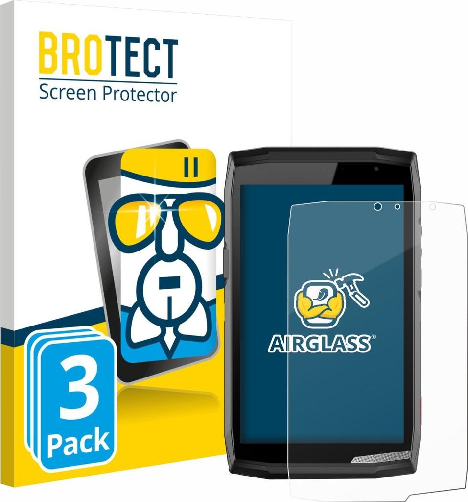 3x BROTECT Schutzglas für Crosscall Core T5 Schutzfolie Panzer Folie Glas Display Schutz klar
