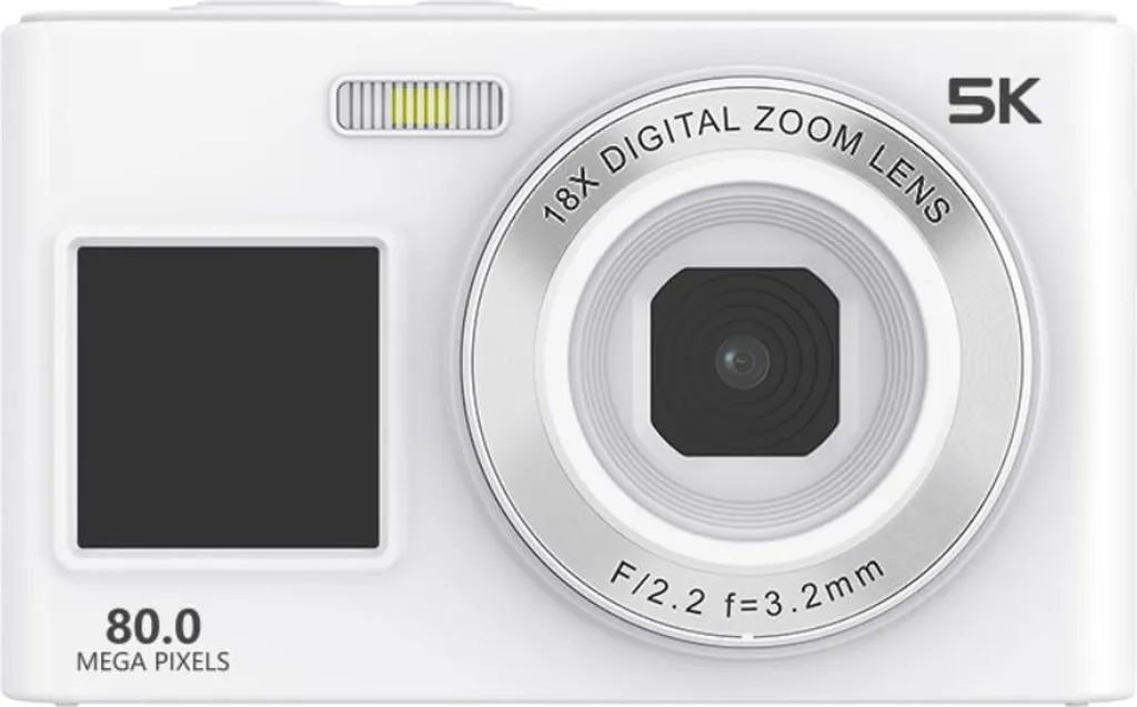 Recensione INF Fotocamera Digitale 80MP Bianca: Full HD e Zoom 16X