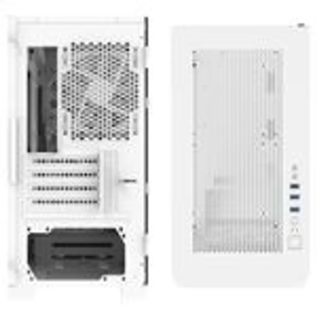 Montech Air 100 ARGB Mini Tower Blanc - Boîtier PC Micro-ATX Gaming - 9