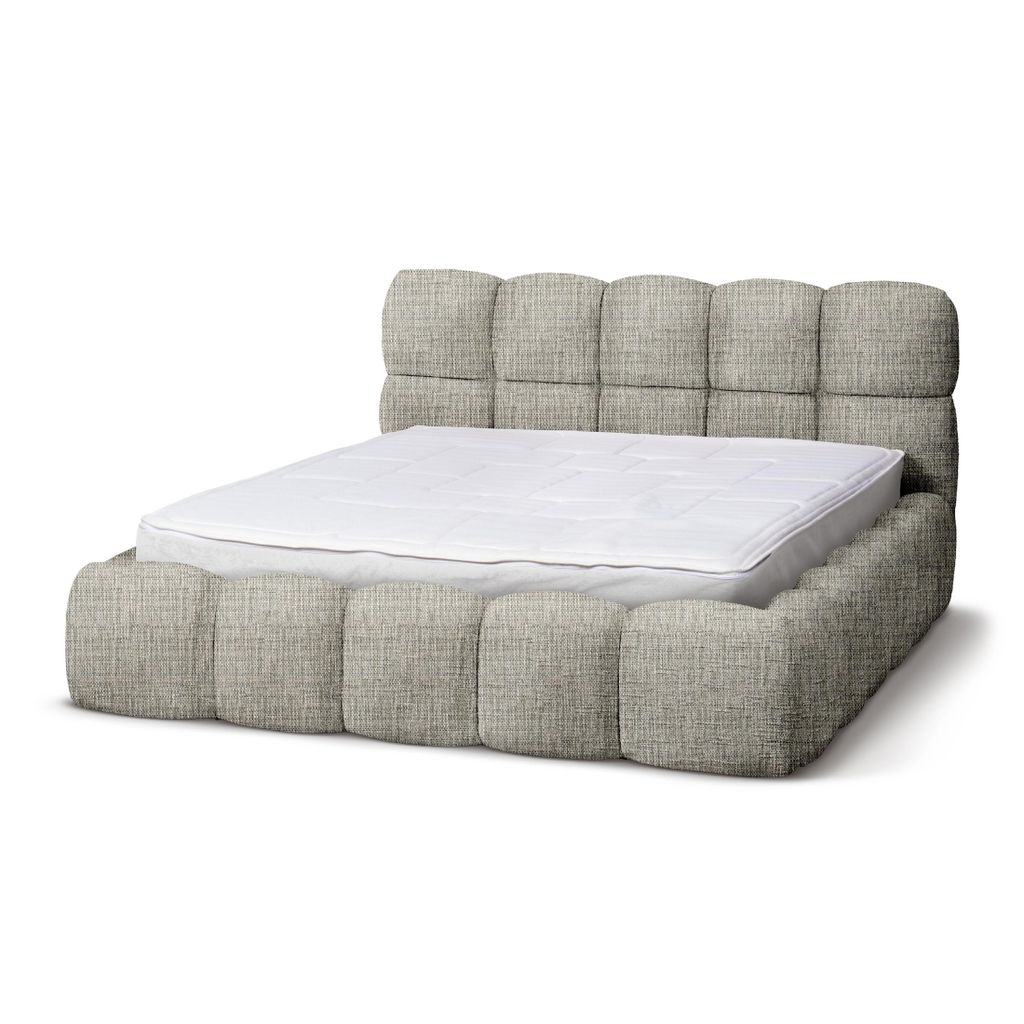 Polsterbett Mevy 140x200 mit Bettkasten – Komfort und modernes Design vereint