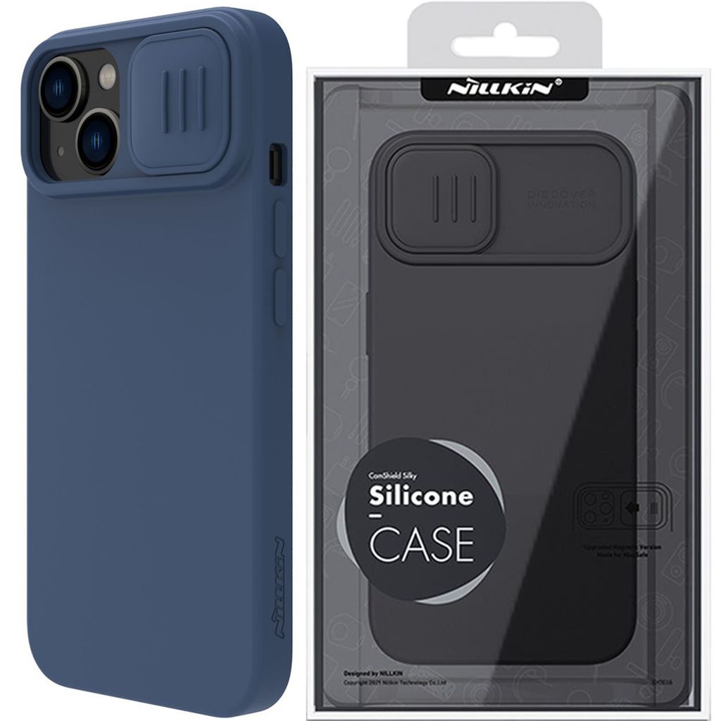 Nillkin Camshield Silky Silicone Case Etui Iphone 14 Plus Zdjęcie produktu 