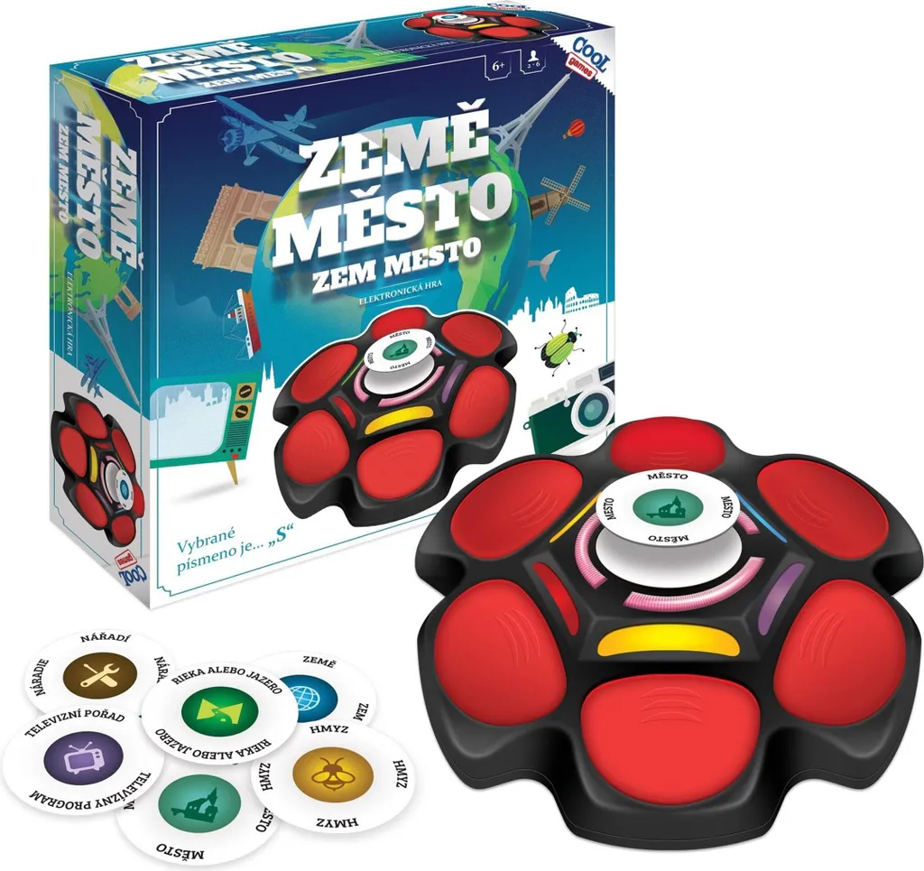 Jeu Country City interactif à piles format 27cm avec catégories variées