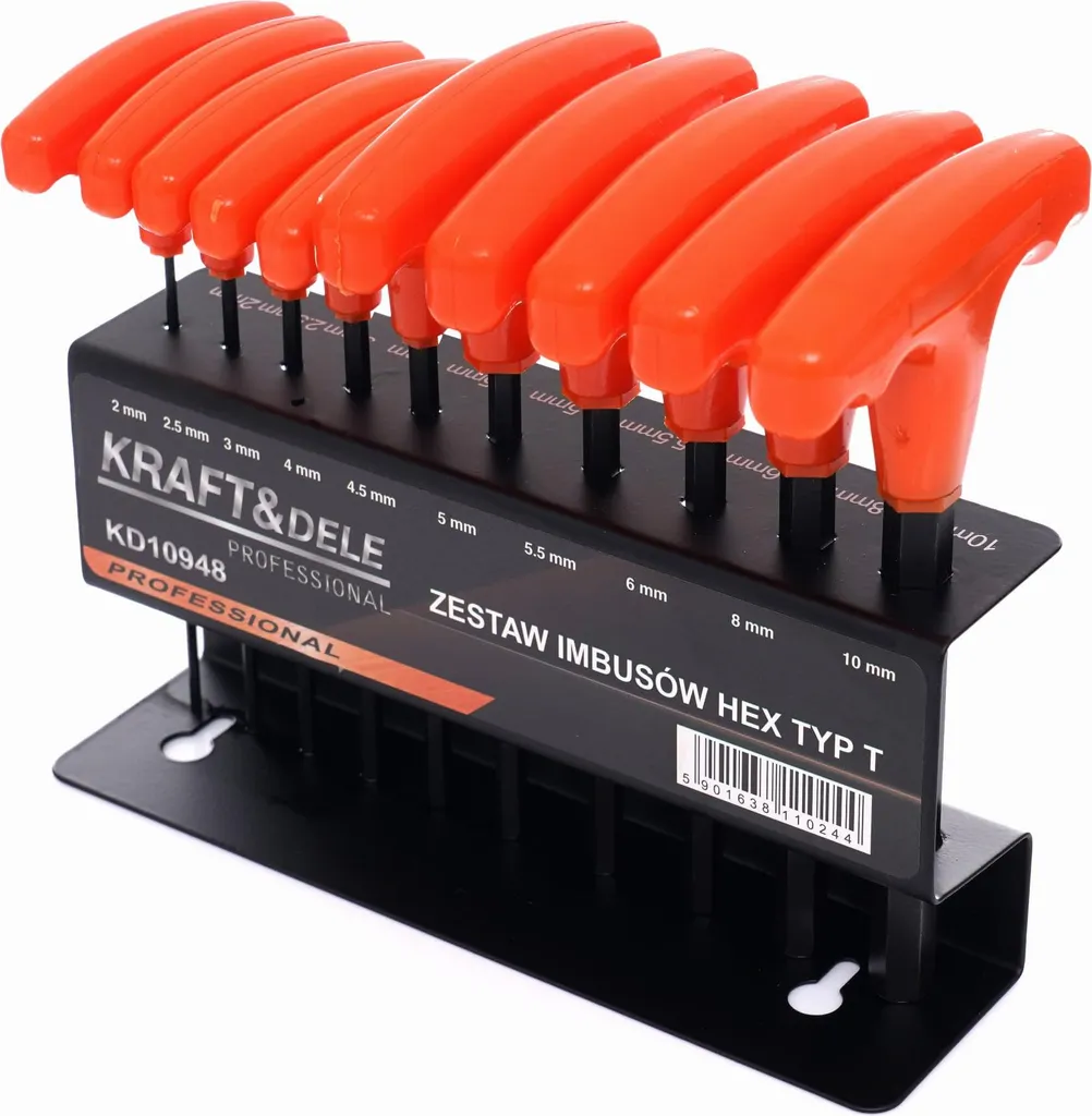 Jeu de clés Allen Kraft&Dele KD10948 pour débloquer les vis difficiles - 9