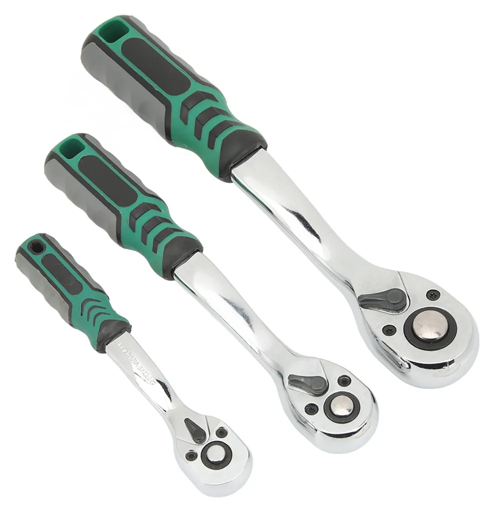 Clé à douille à cliquet 72 dents inox avec système de verrouillage rapide - 4
