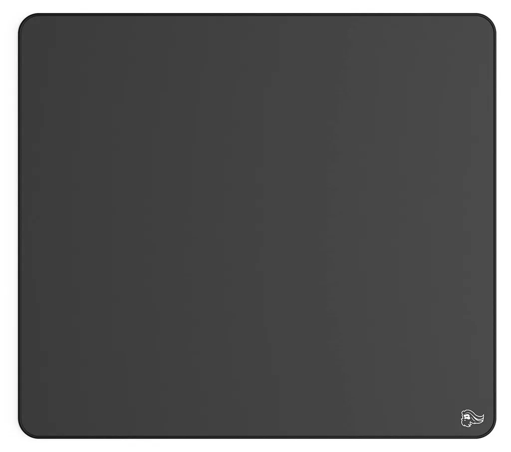 Tapis de souris Gaming Précision Verre Elements Ice Noir 430 x 380 mm