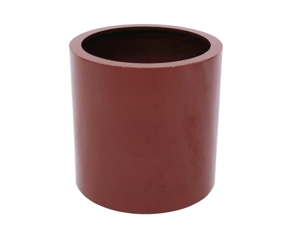 Europalms Leichtsin Tower-50 - Cache-pot colonne rouge brillant design
