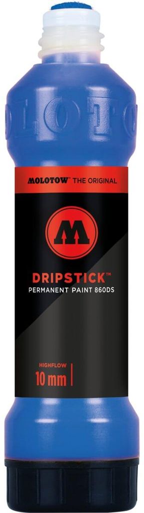 Dripstick Permanent Paint 860DS 70ml, tulpenblau, Squeeze Bottle Packung mit 6 Stück