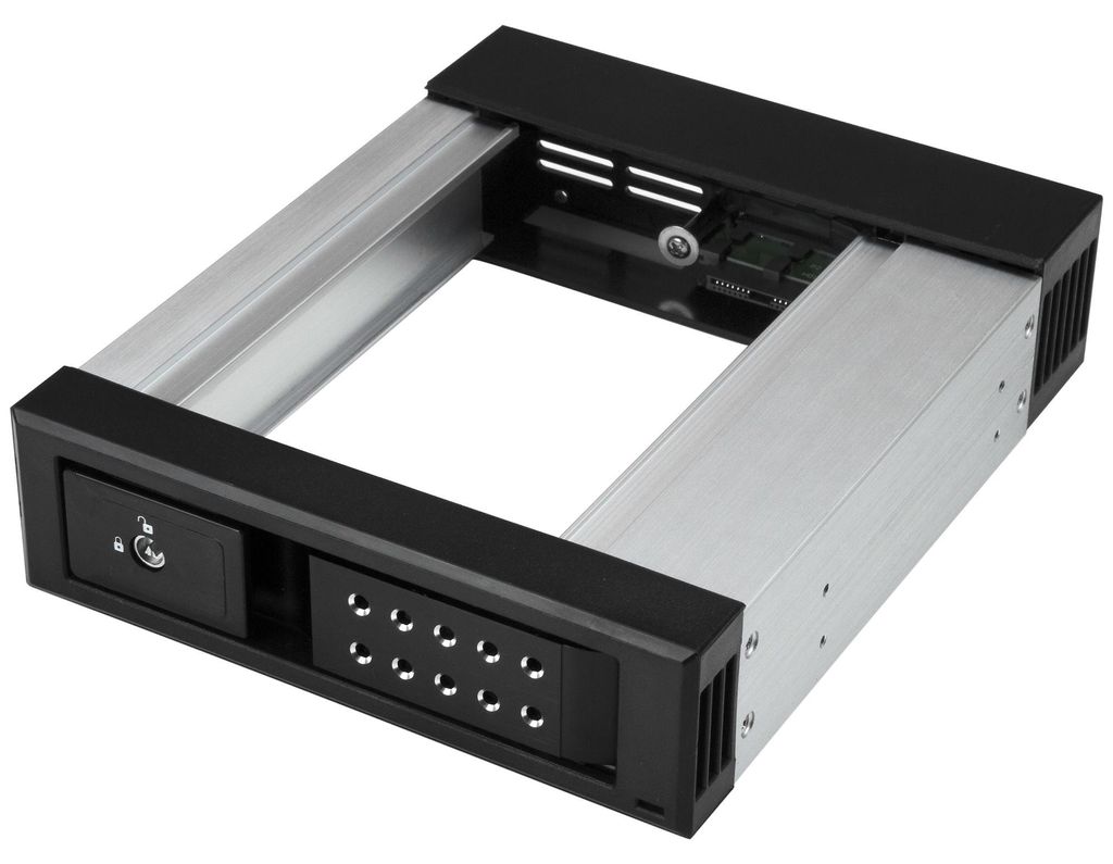StarTech.com Hot-Swap Wechselrahmen 5,25" auf 3,5" SATA/SAS Produktbild 