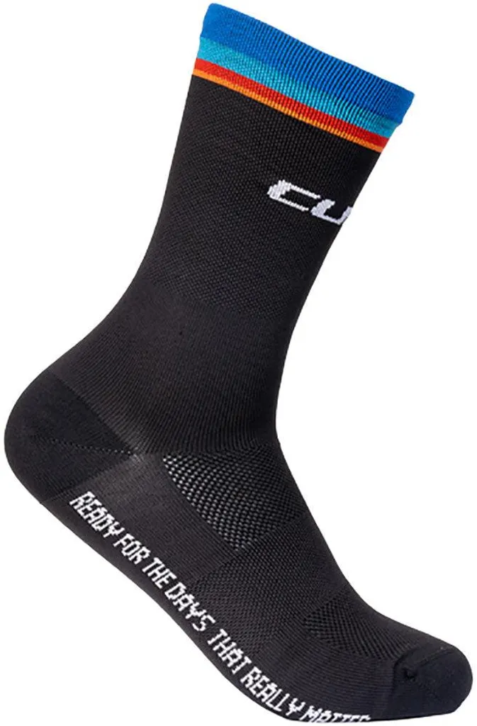 Cube High Cut Road XC Teamline : Chaussettes pour Entraînement et Race