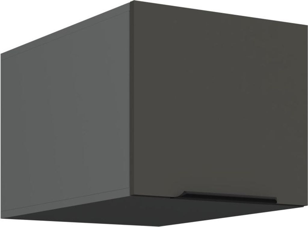 Oberschrank mit Flügeltüren LUNARA – Breite 40 cm, Graphit/Anthrazit