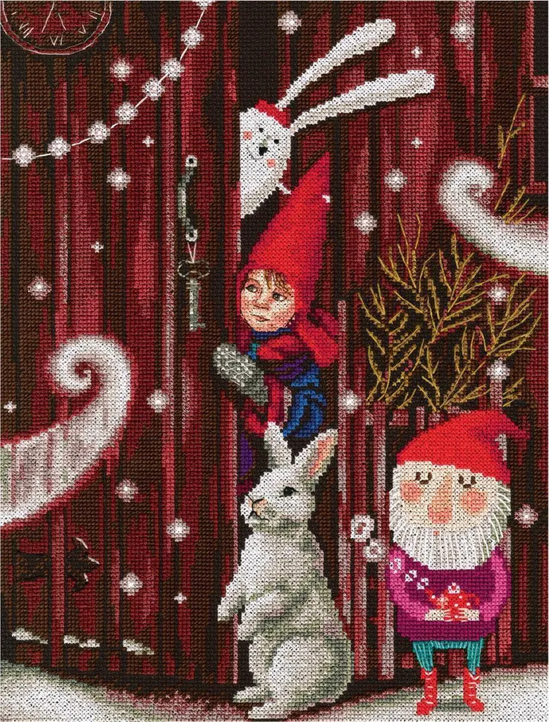 Kit point de croix décoratif pour chambre d'enfant Conte de Fées RTO