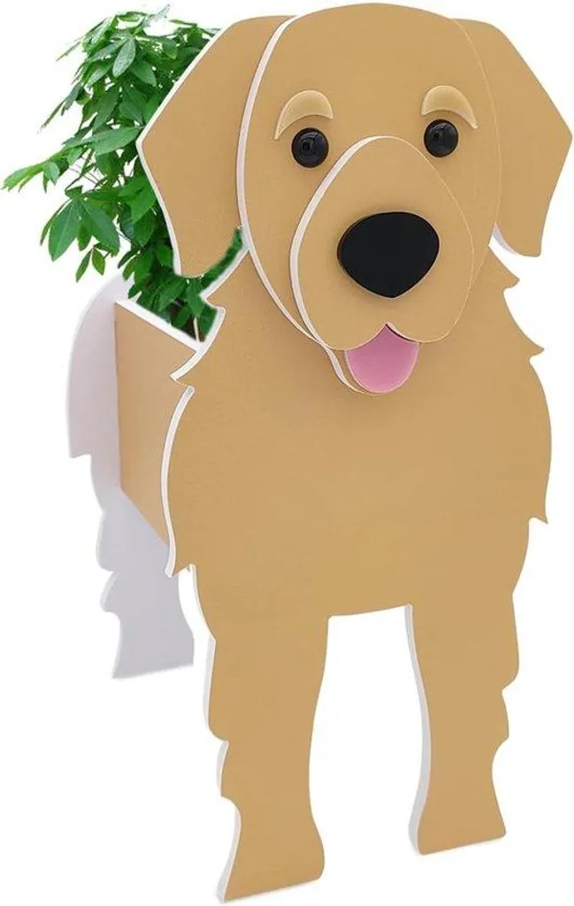 Panier pour chien à rayures dorées pour intérieur et extérieur - Chic