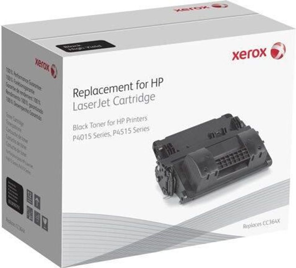 XEROX toner pro HP CC364X, 24000s, čip, black
