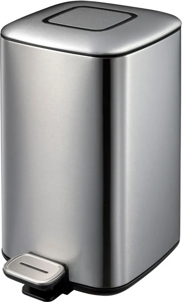Poubelle à pédale 12L EKO Regent silencieuse avec seau amovible inox