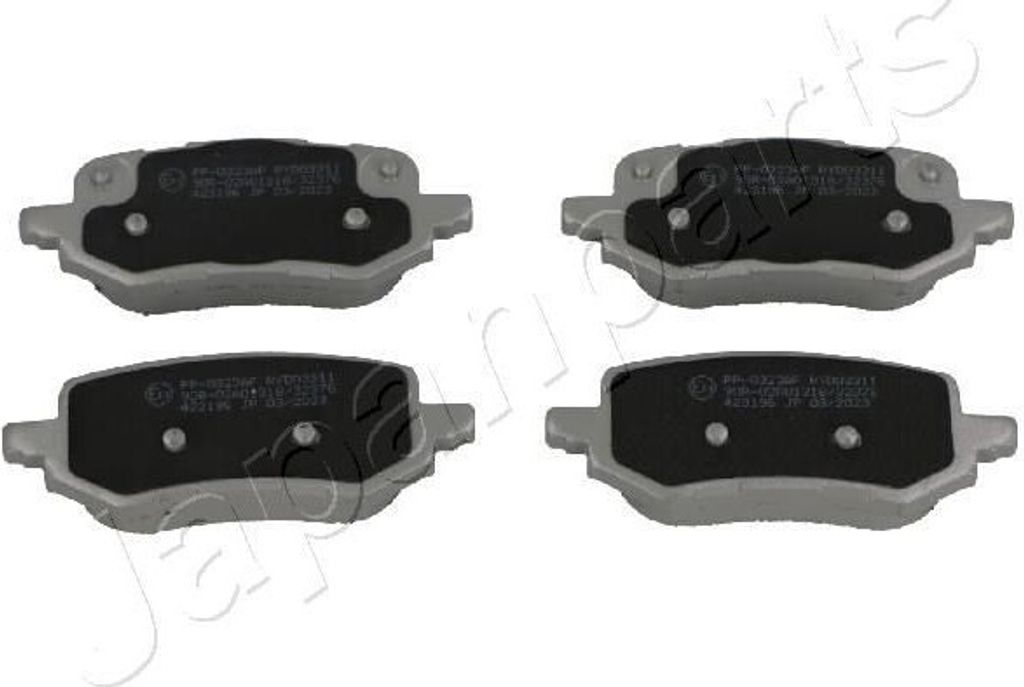 JAPANPARTS Bremsbeläge Satz Hinten Bremsklötze für FORD Puma SUV PP-0323AF