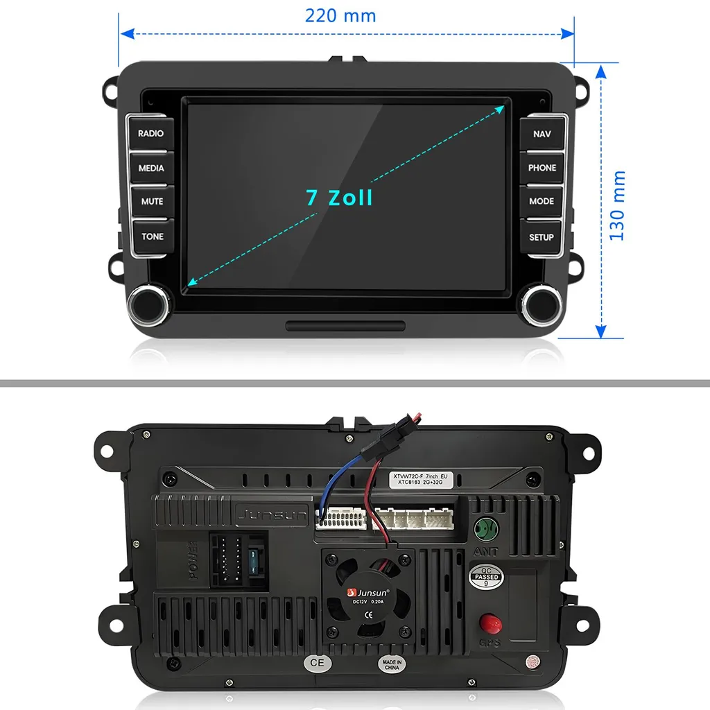 Système de Navigation Android VW Polo et Golf 6 avec WiFi et Bluetooth - 2