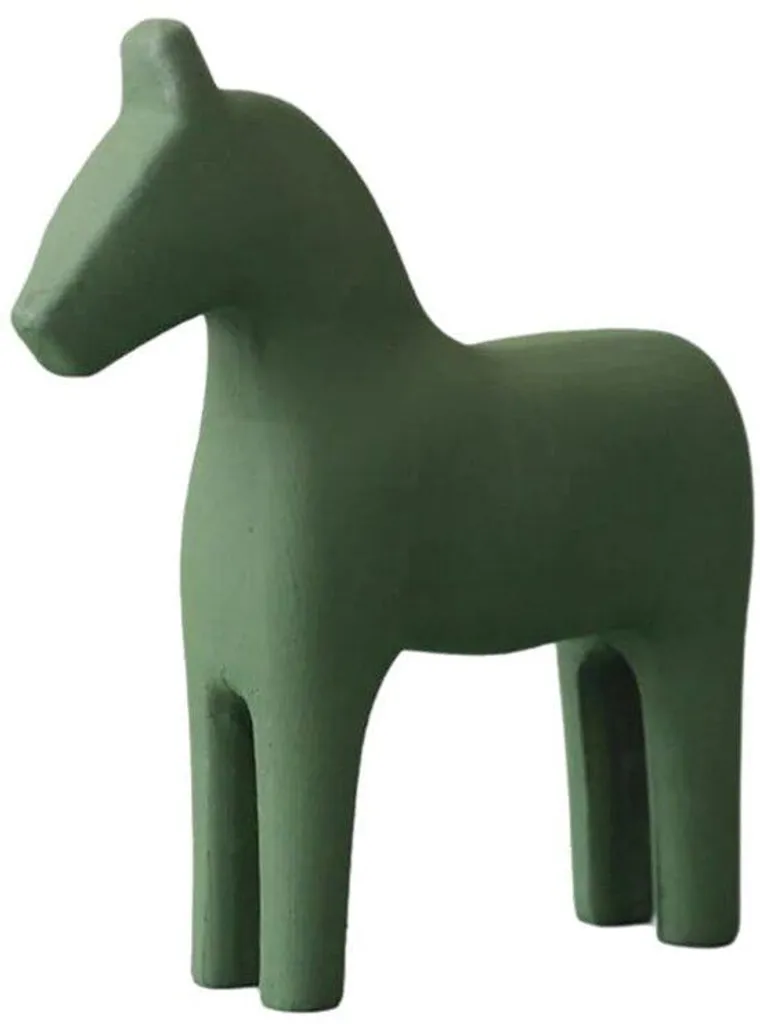 Cadeau décoration cheval en bois pour orner une table ou un bureau