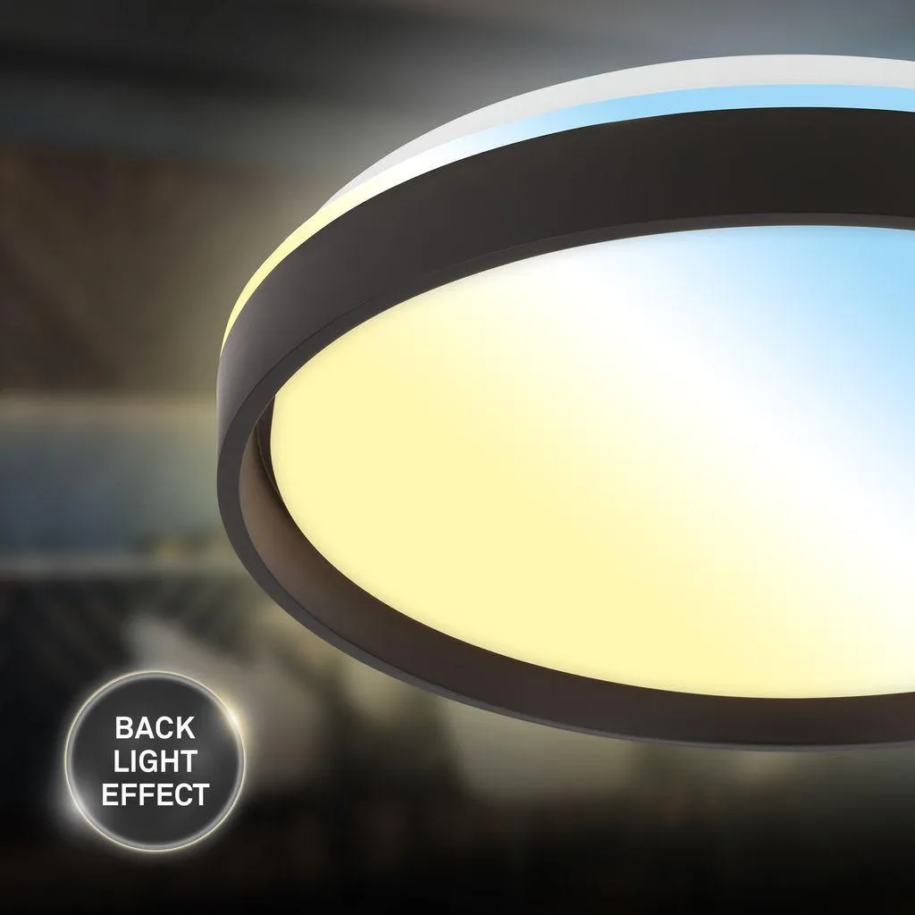 Plafonnier LED Dimmable RGB IC Briloner JUS avec Blanc Variable CCT - 3