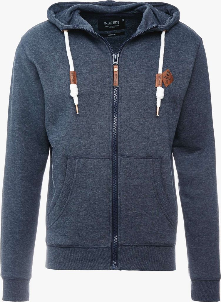 Indicode Jeans Herren Sweatjacke Quinby navy Gr.M