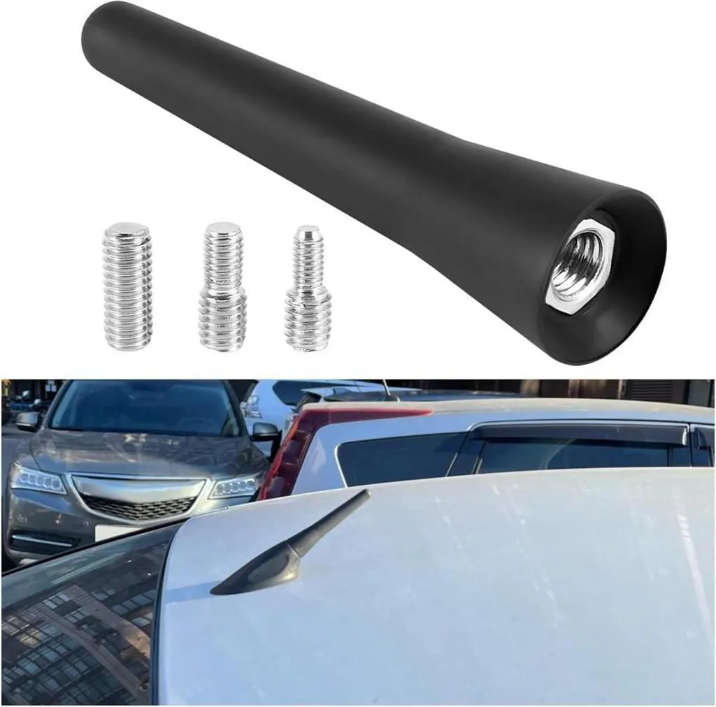 Antenne voiture universelle 6.5cm pour réception radio AM FM stable