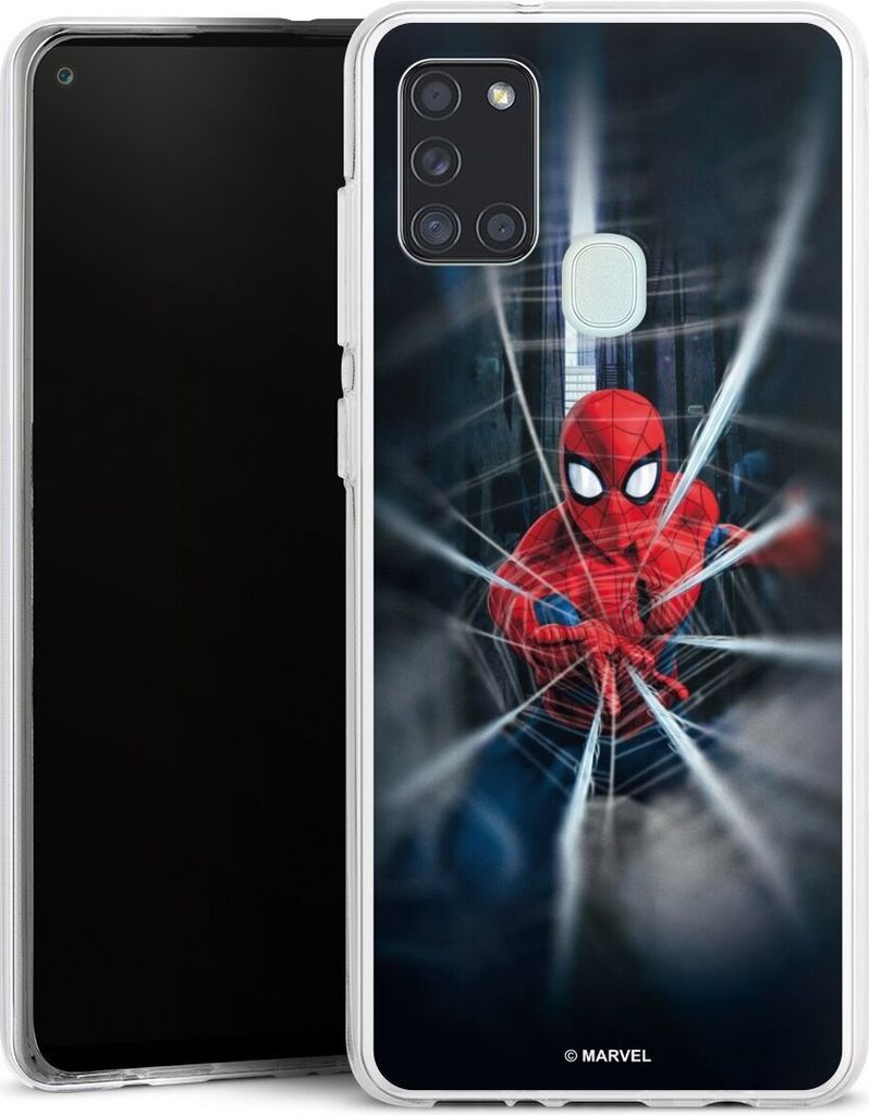 DeinDesign Handyhülle für Samsung Galaxy A21s Silikon Hülle Case Smartphone Schutzhülle Kinofilm Marvel Spider-Man
