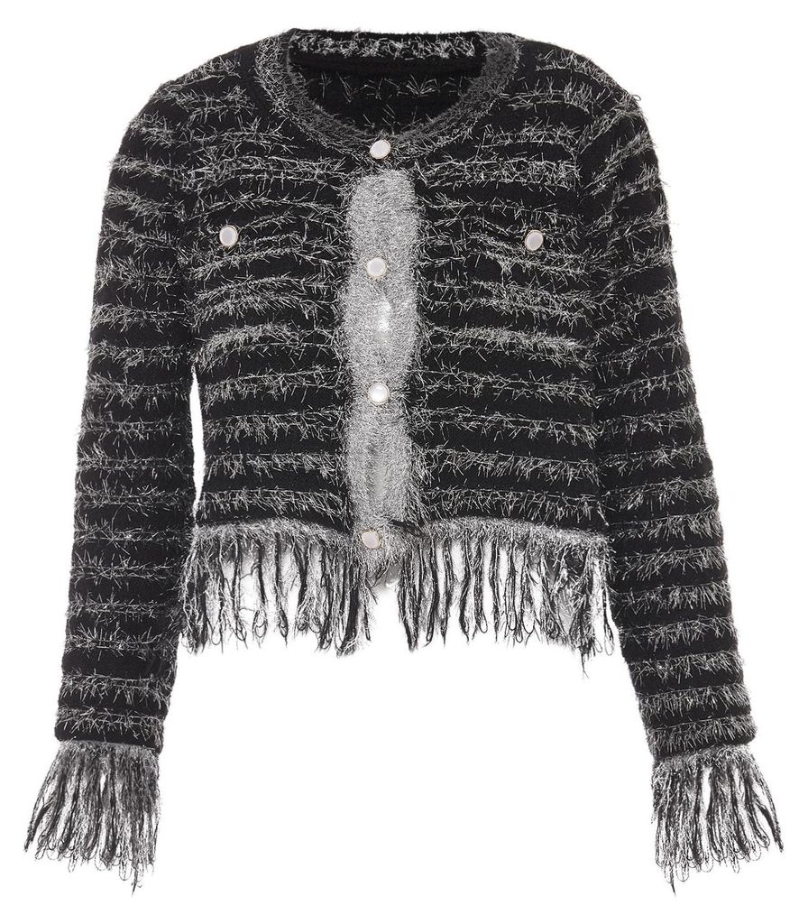 AODA damen strickjacke - schwarz, M Produktbild 