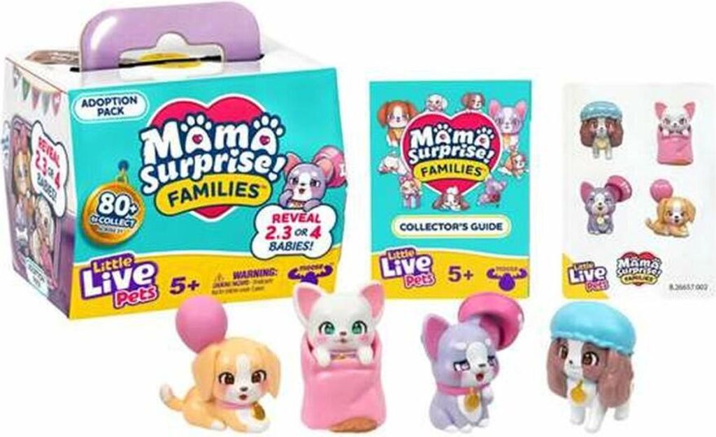Little Live Pets Mama Surprise Families Puppy Adoption Figur Rosa Rosa One Size