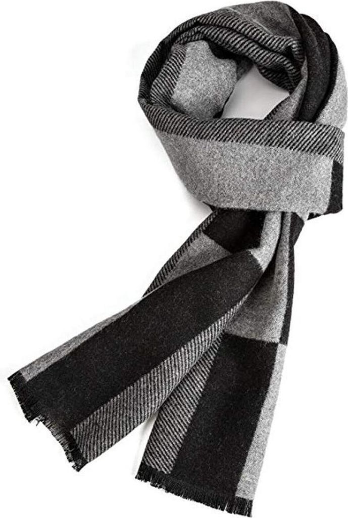 Warme Herbst- und Winterschals, klassische Herrenschals und Produktbild 