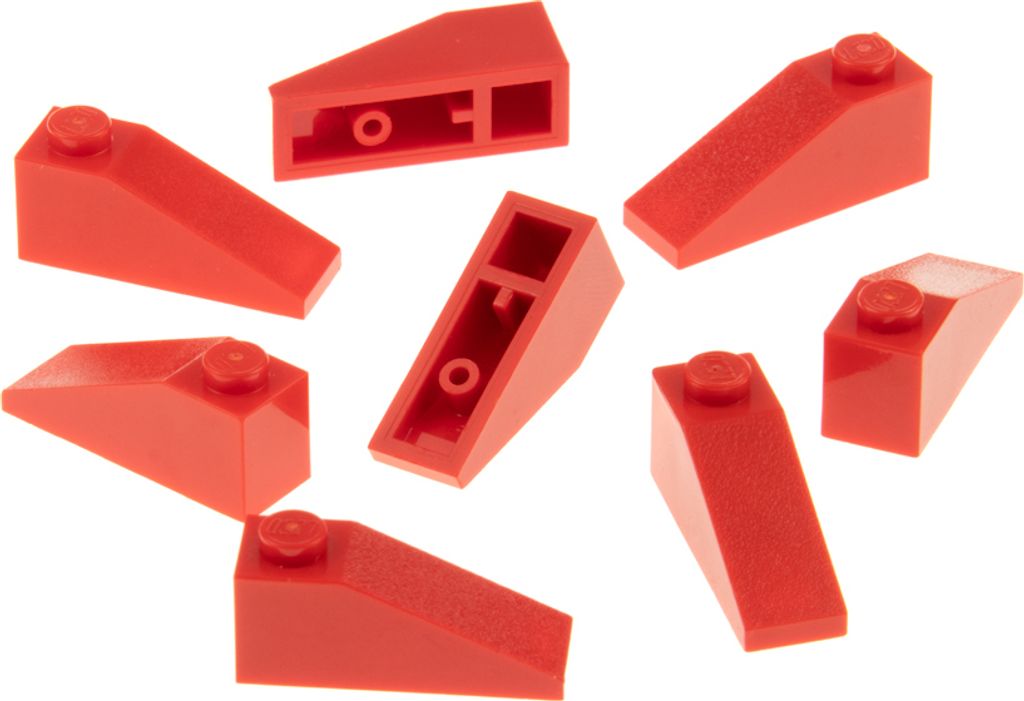 8x Lego Dachstein 33° 3x1 rot Dachziegel schräg Stein Harry Potter 428621 4286