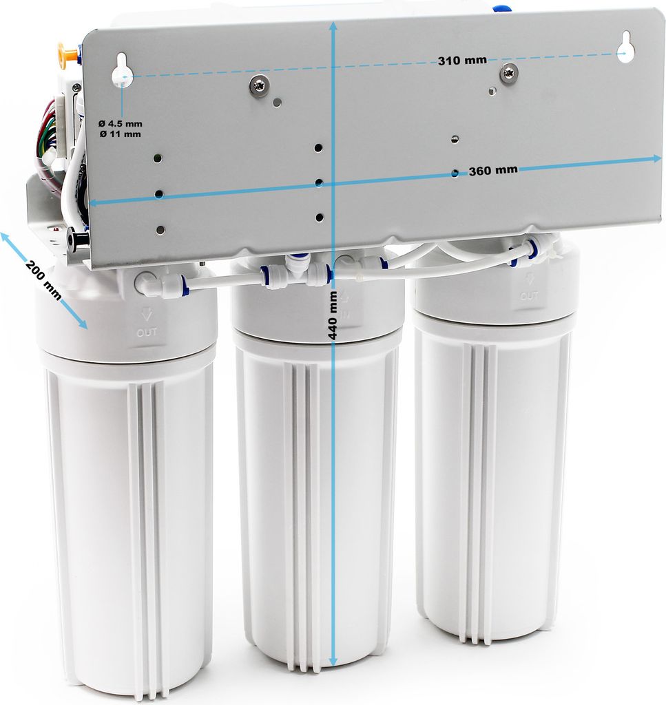 Naturewater NW-RO50-D1 Umkehrosmoseanlage 190 L/Tag, Produktbild 3