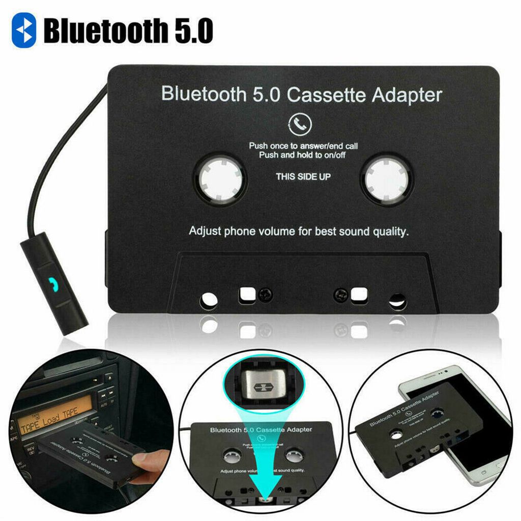 Auto Audio Bluetooth Kassetten-Empfänger,Kassettenadapter für Bluetooth  Autoradio KFZ Kassetten Adapter ​Auto-Kassetten-Aux-Adapter Auto-Kassetten-Adapter  Auto-Kassetten-Playe: : Elektronik & Foto