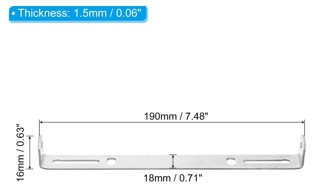 190mm Lampenhalterung Decke Kit 2 Set Deckenhalterung Lampe Stahl Querleiste fš¹r Haus Bš¹ro H?ngeleuchte Wand mit Schraube Unterlegscheibe Mut...