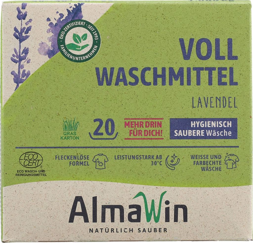 AlmaWin Universal Lavendel Waschpulver 1 kg