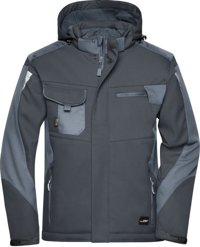 Craftsmen Softshell Jacket - STRONG - black/carbon, Gr. XL