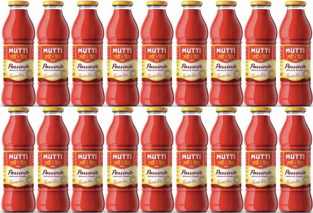 Mutti Passata di Pomodoro - Tomatensauce aus passierten Tomaten (18 x 700g)