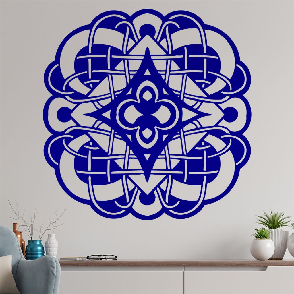 keltische Knoten Wandtattoo in 6 Größen - Wandaufkleber Wall Sticker - Dekoration, Küche, Wohnzimmer, Schlafzimmer, Badezimmer
