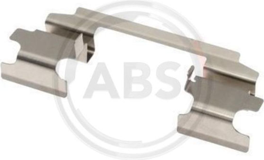 A.B.S. 1686Q Zubehörsatz, Scheibenbremsbeläge OE 4101686000 kompatibel mit X-Trail