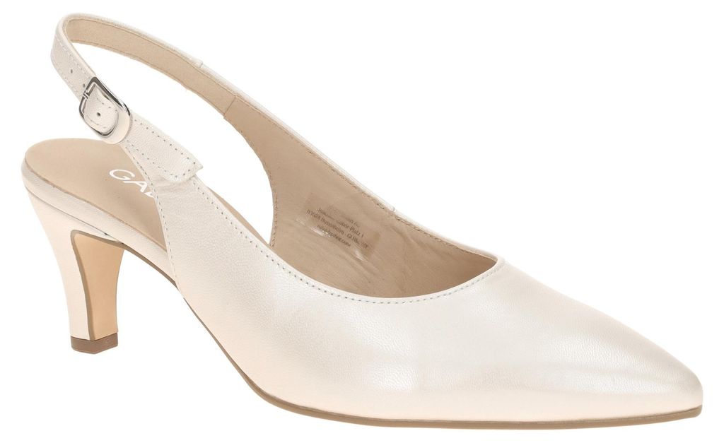 Gabor 81.590 Damenschuhe - Sling Pumps weiß NEU