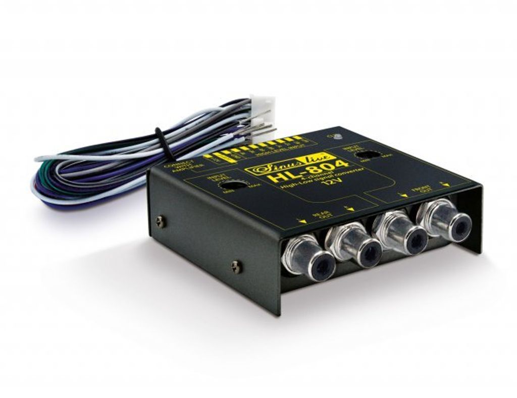 Sinuslive HL-804 High/Low-Level-Converter 4-Kanal mit Remote