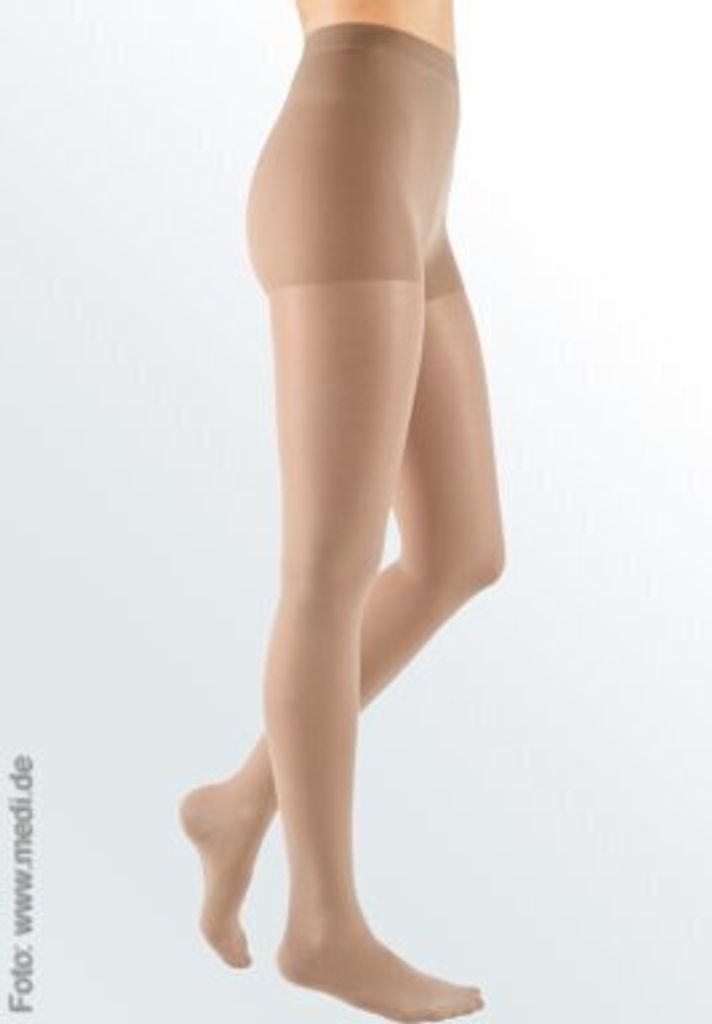 mediven elegance Strumpfhose, AT kurz, Kl. 2>>>>Farbe: caramel Gr. III