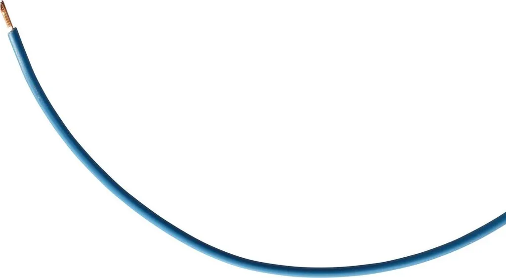 Câble Fly 0,75 Bleu 100M pour Installation Autoradio et Éclairage