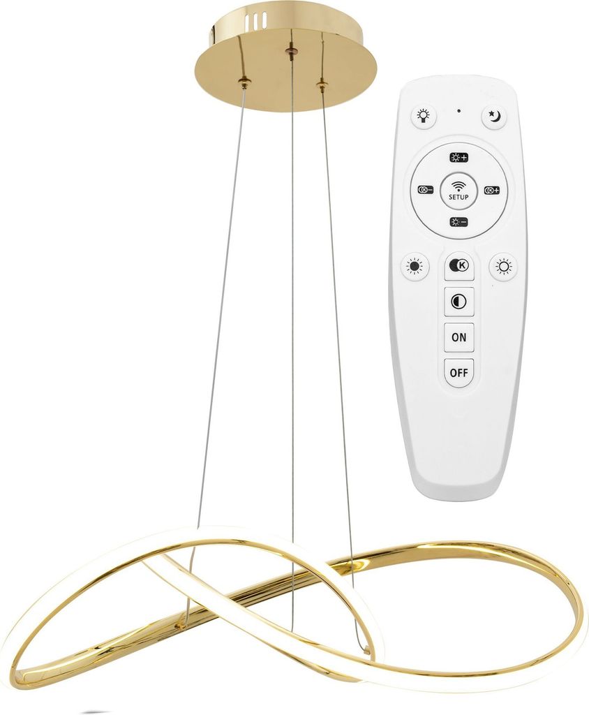 tooLight Pendellampe App394-Cp Modern Gold Led + Produktbild 