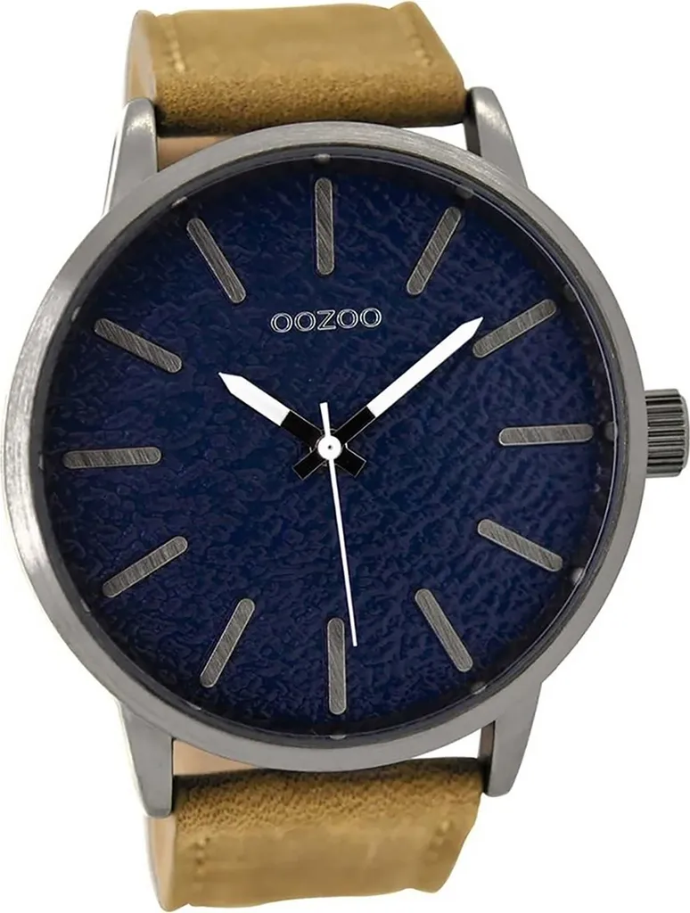 Oozoo Timepieces C9026 - Orologio Uomo Vintage Pelle e Titanio