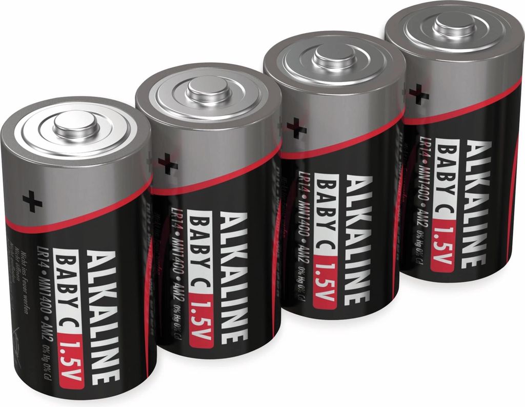 4 ANSMANN Batterien Red Alkaline Baby C 1,5 V Zdjęcie produktu 