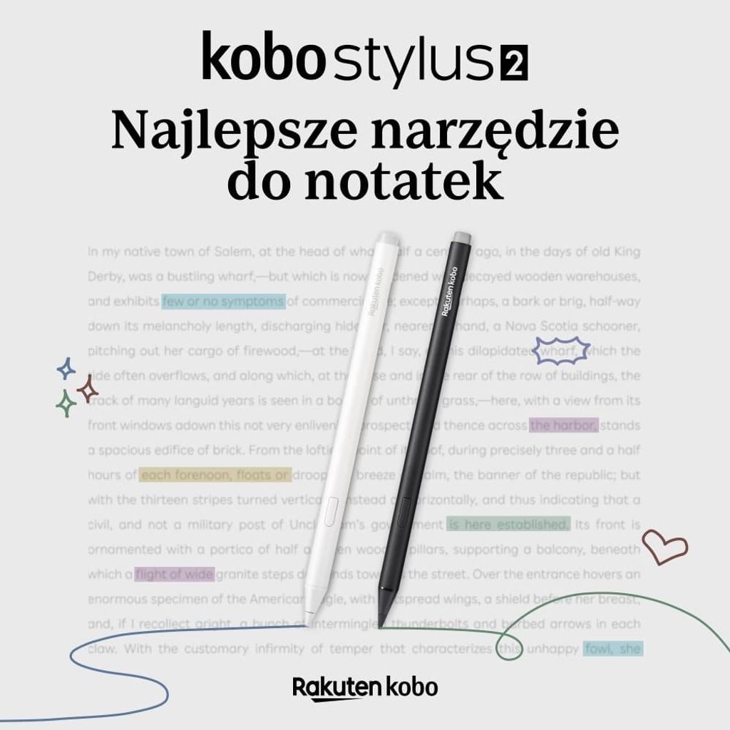 Kobo Stylus 2 for Elipsa and Sage white (N605-AC-WH-S-PN) Produktbild 