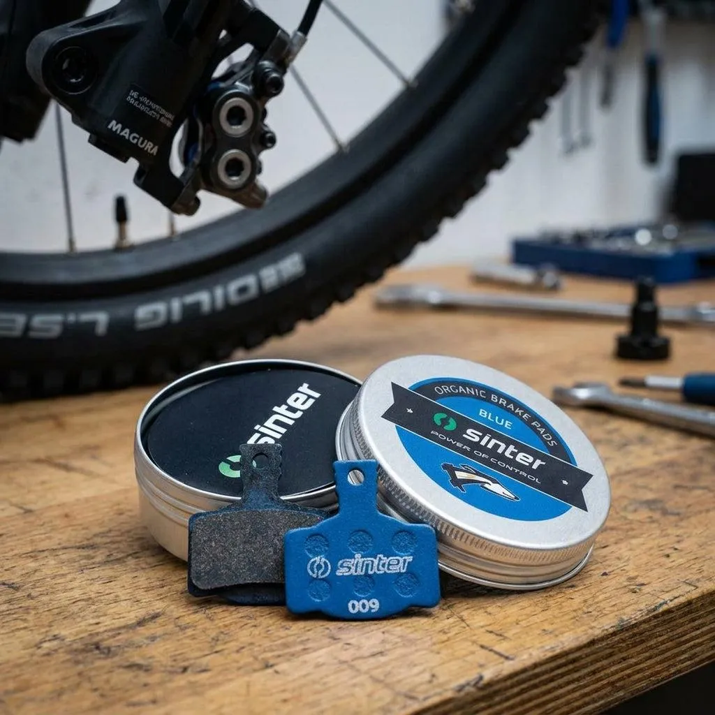 Plaquettes Frein Magura 009 Organique E-Bike Sinter Bleu Haute Résistance