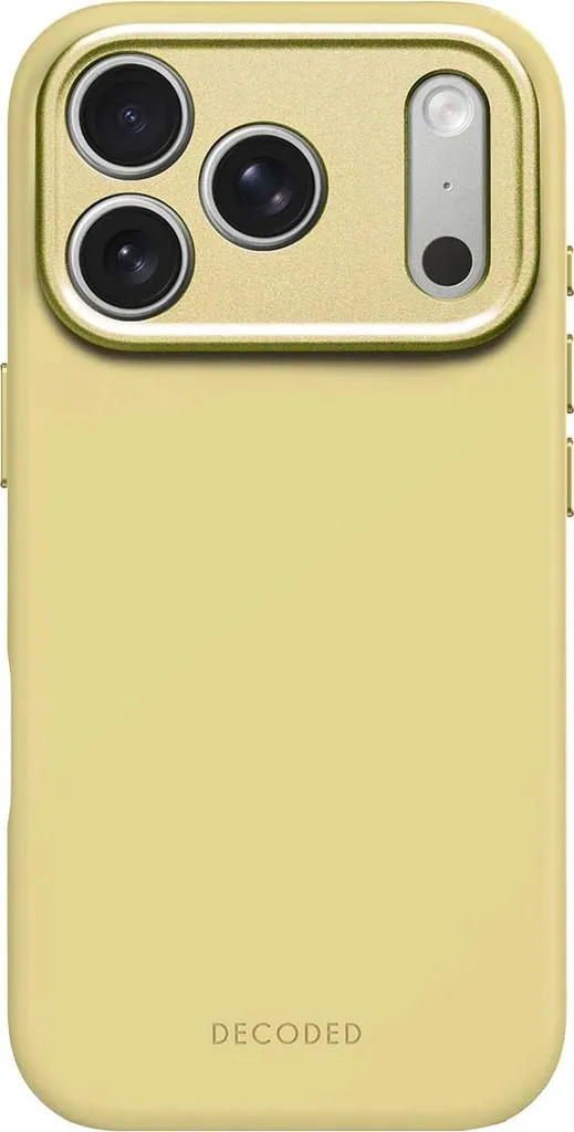 Évitez les Rayures : Coque iPhone 17 Pro Silicone MagSafe Decoded Jaune - 11
