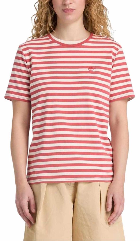 TIMBERLAND – Gestreiftes T-Shirt für Damen in Standard-Passform – Größe S