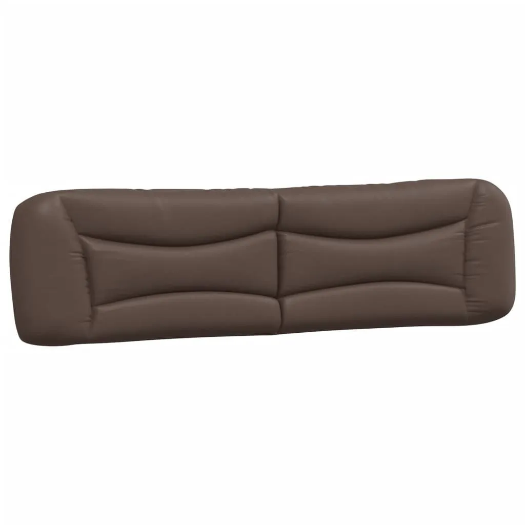 Testiera Letto Imbottita 200cm SYFAX™ Hvar Marrone - Montaggio Parete